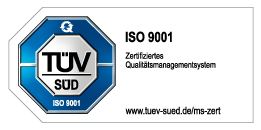 TÜV Süd – ISO 9001
